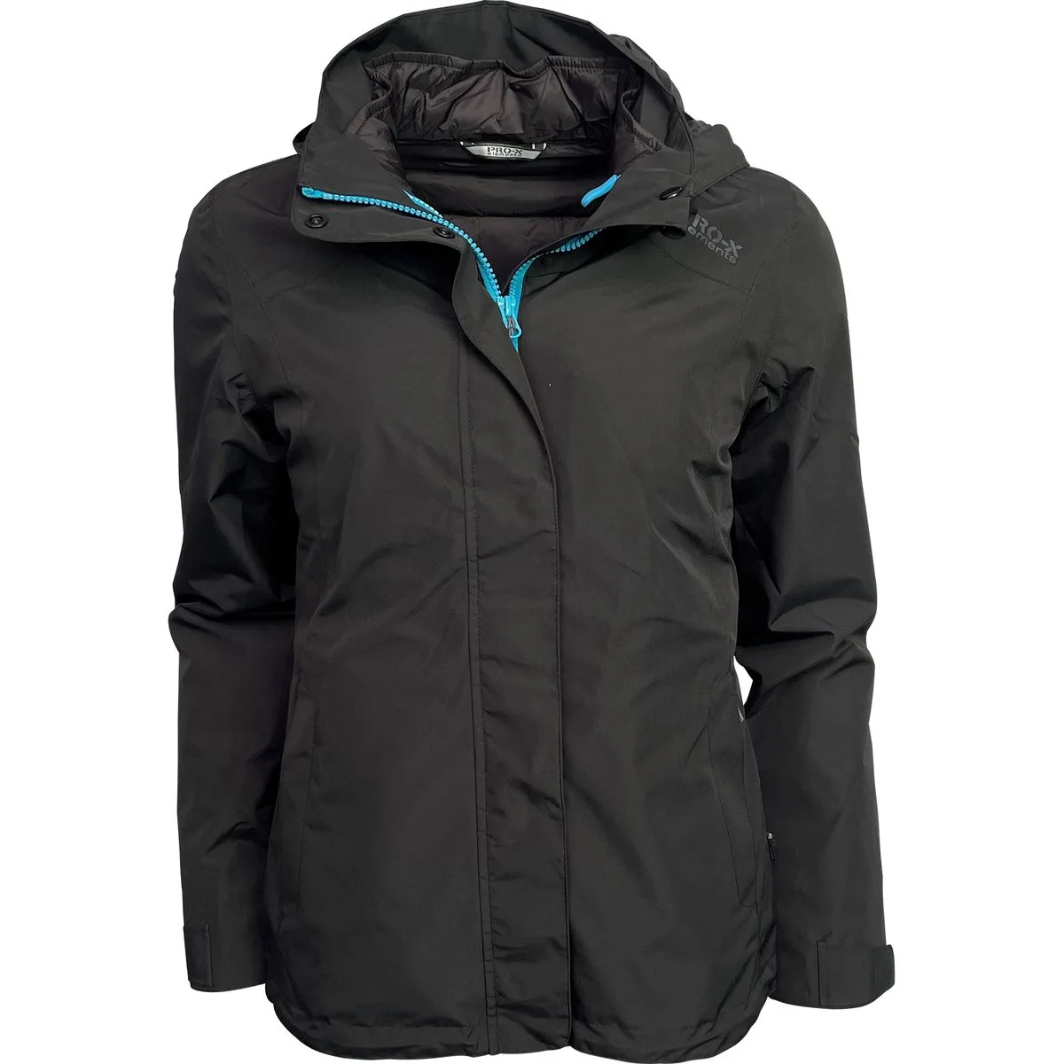 Agnes Damen Regenjacke, schwarz 48