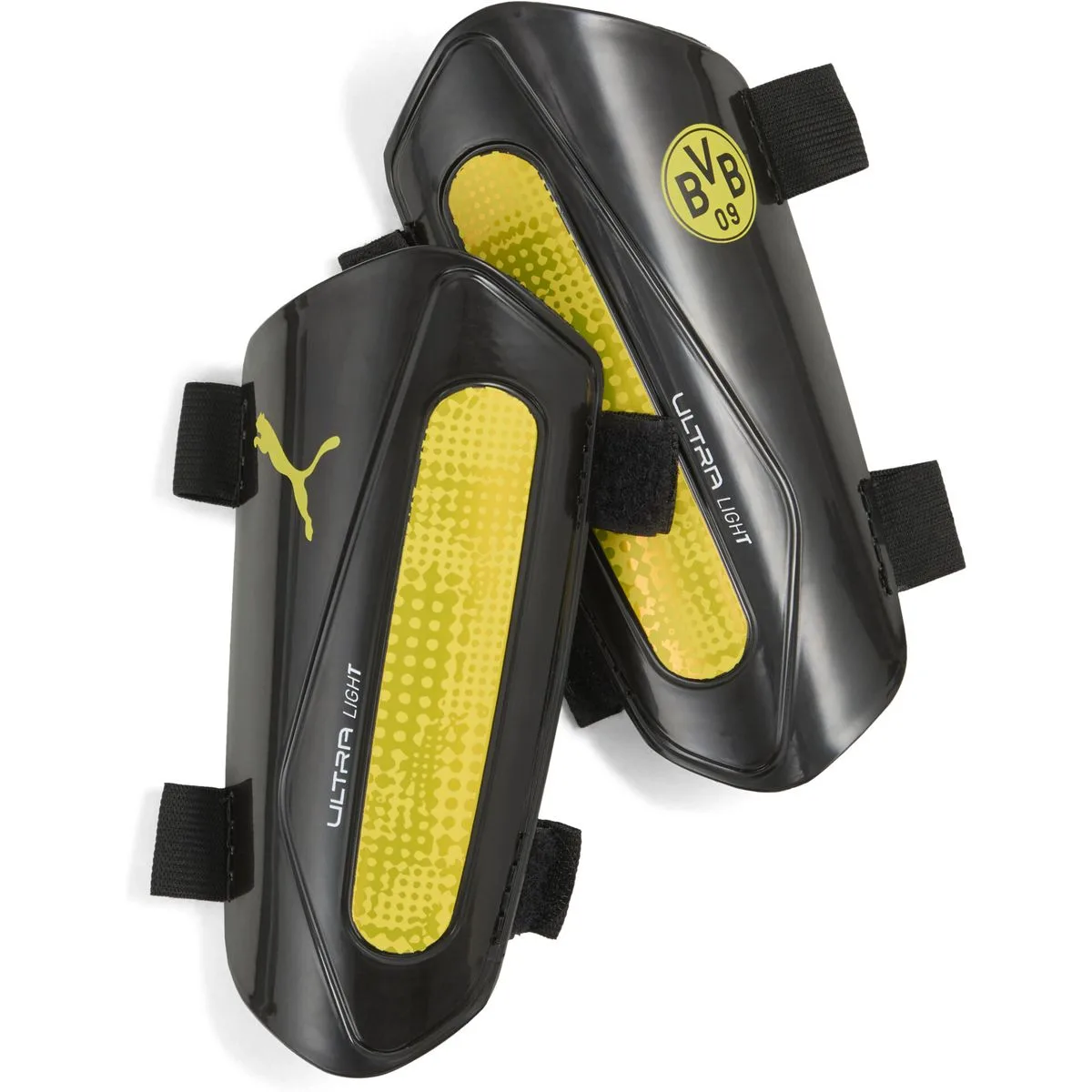 Puma Borussia Dortmund ESS Ultra Light Strap Schienbeinschoner, schwarz 4069157808828