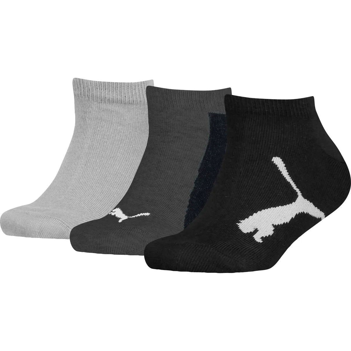 Puma Sneaker 3-er Pack Kinder Socken, schwarz