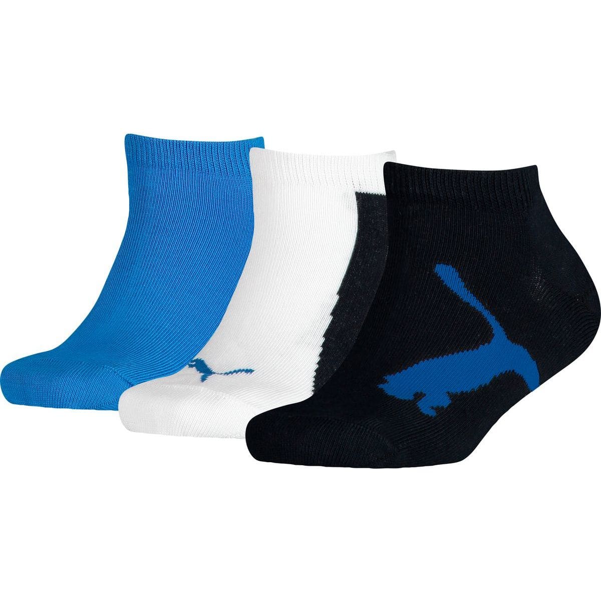 Puma Sneaker 3-er Pack Kinder Socken, blau