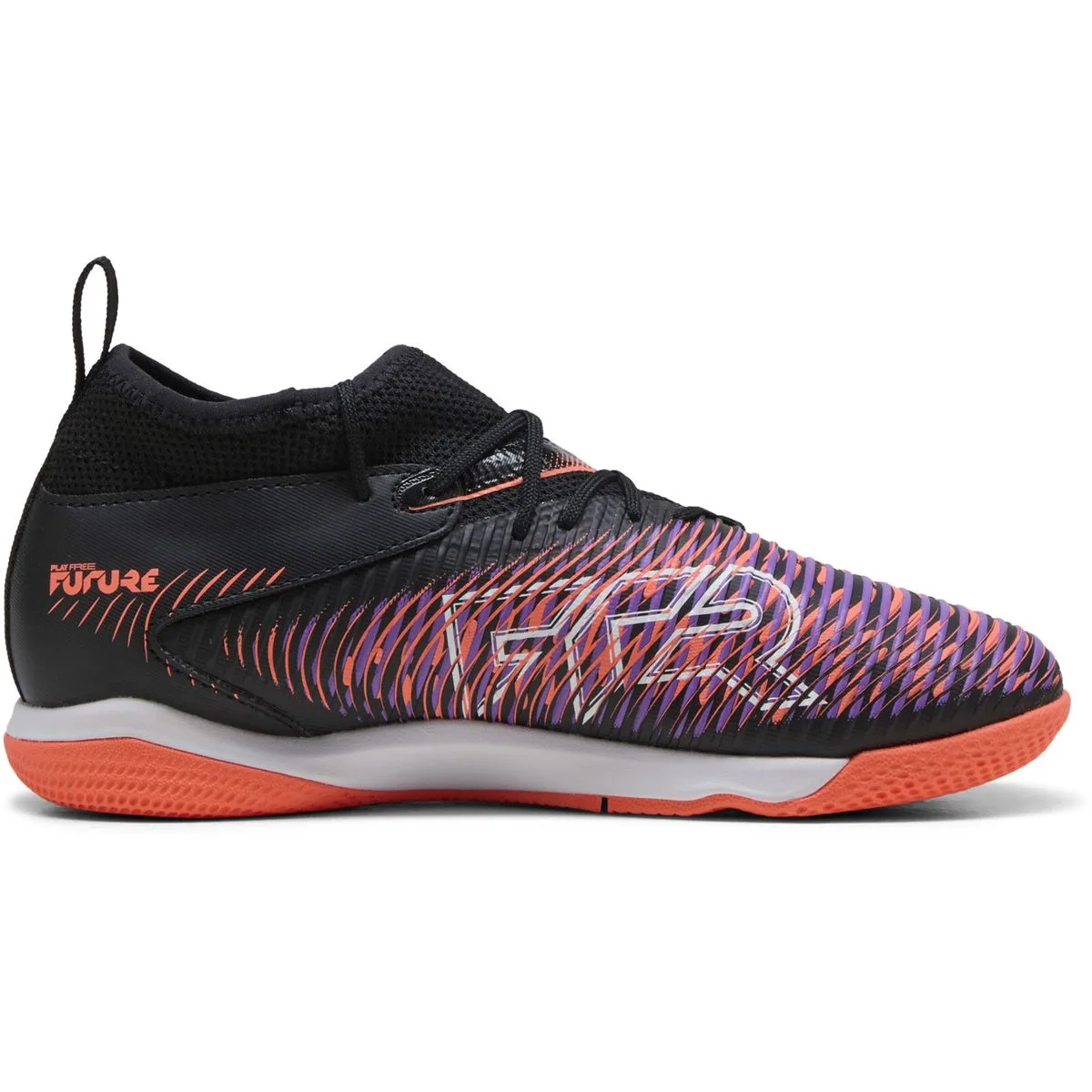 Future 8 Match IT + Mid Junior Kinder Hallenschuhe, schwarz, Größe 38 38