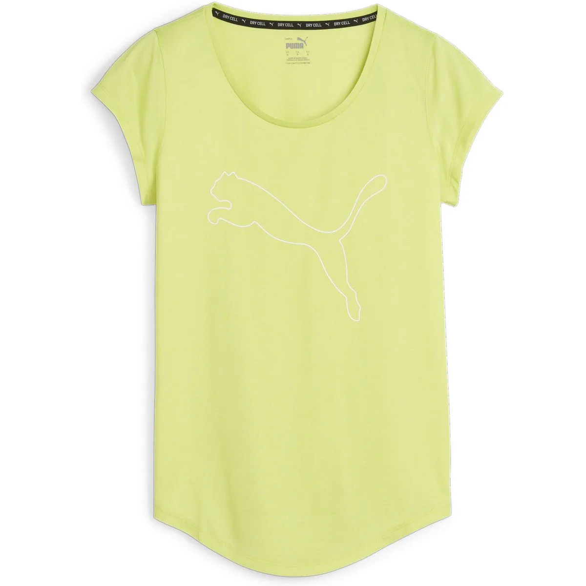 Performance Heather CAT Damen T-Shirt, grün XL