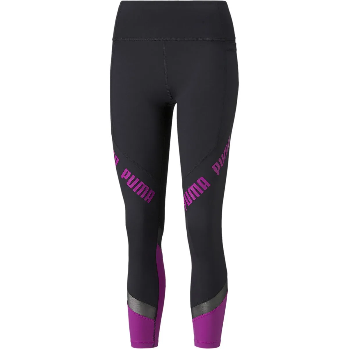 Train Logo Eversculpt High Waist 7/8 Tight Damen Tights, schwarz M