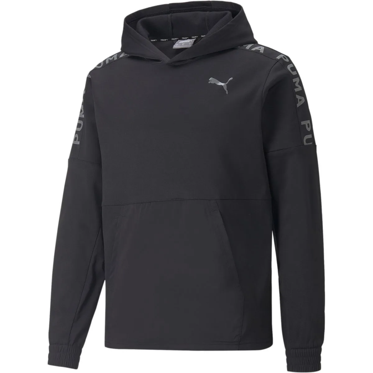 FIT Pwrfleece Hoodie Herren Pullover, schwarz S