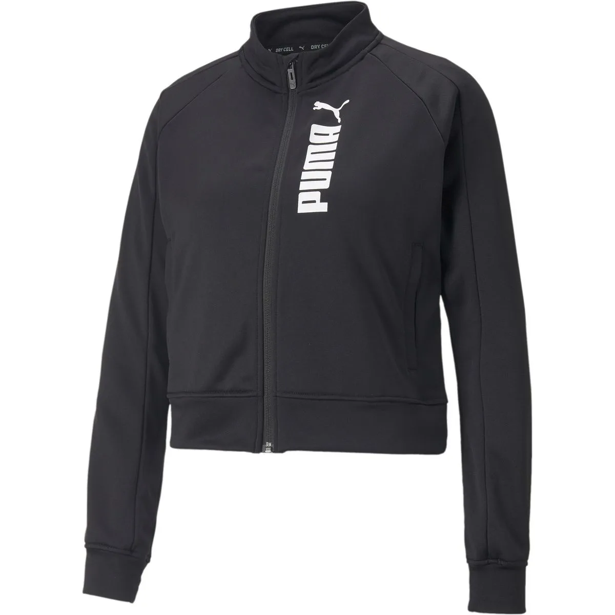 Train ALL DAY Full ZIP Damen Sweatshirt, schwarz XXL