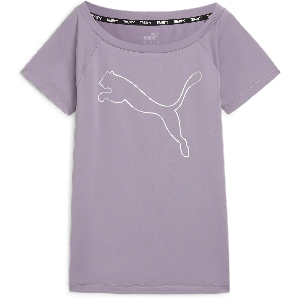 Puma Train Favorite Cat Damen T-Shirt, lila
