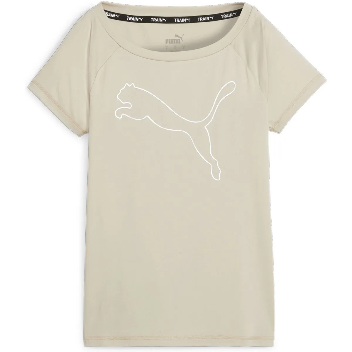 Train Favorite Cat Damen T-Shirt, braun XL
