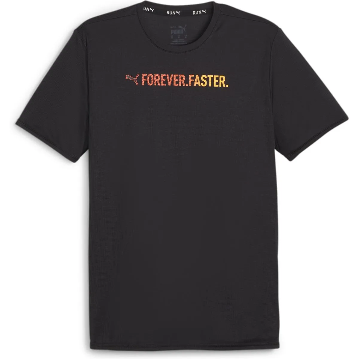 RUN Favorite SS Graphic Herren T-Shirt, schwarz M