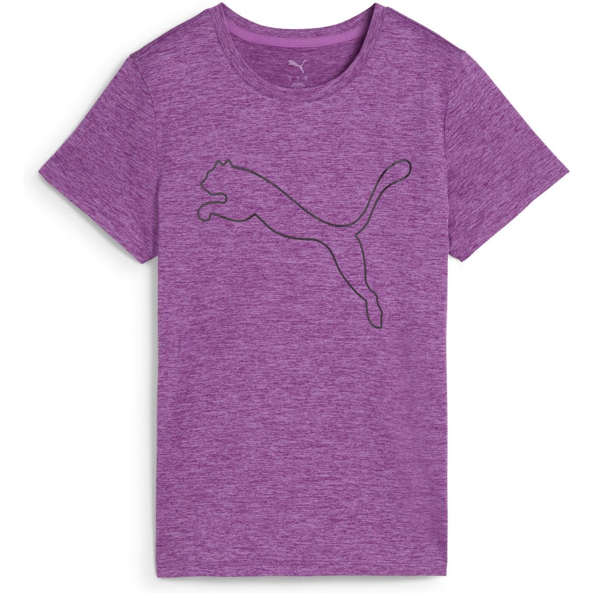 TAD Essential Heather Logo Damen T-Shirt, lila XXL