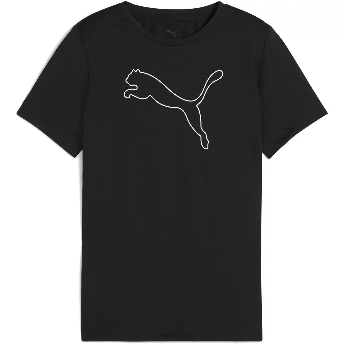Puma TAD ESS Cat Logo Mädchen T-Shirt, schwarz