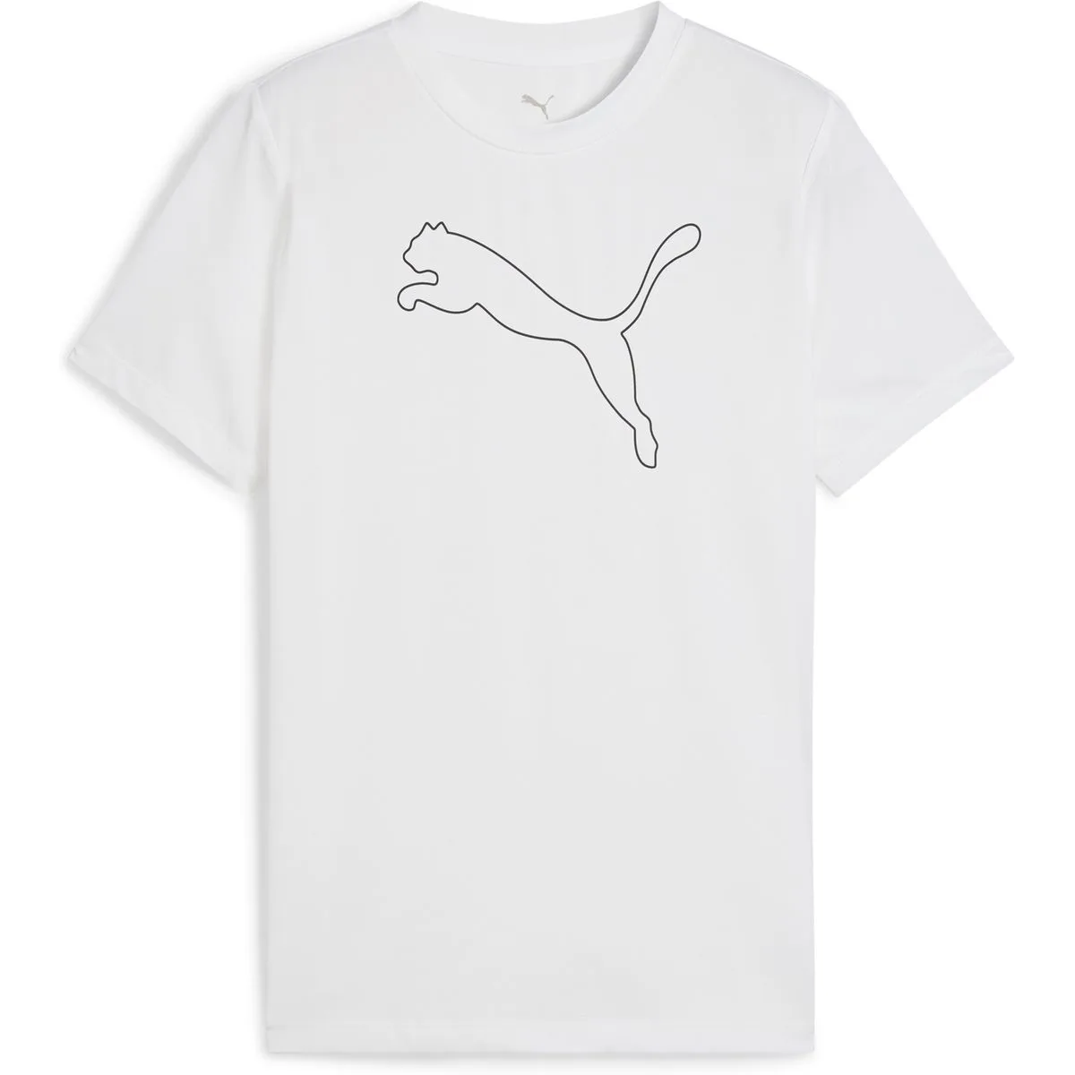 Puma TAD ESS Cat Logo Mädchen T-Shirt, weiß