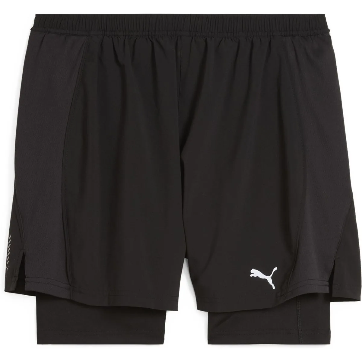 RUN Velocity 2In1 Herren Shorts, schwarz XXL