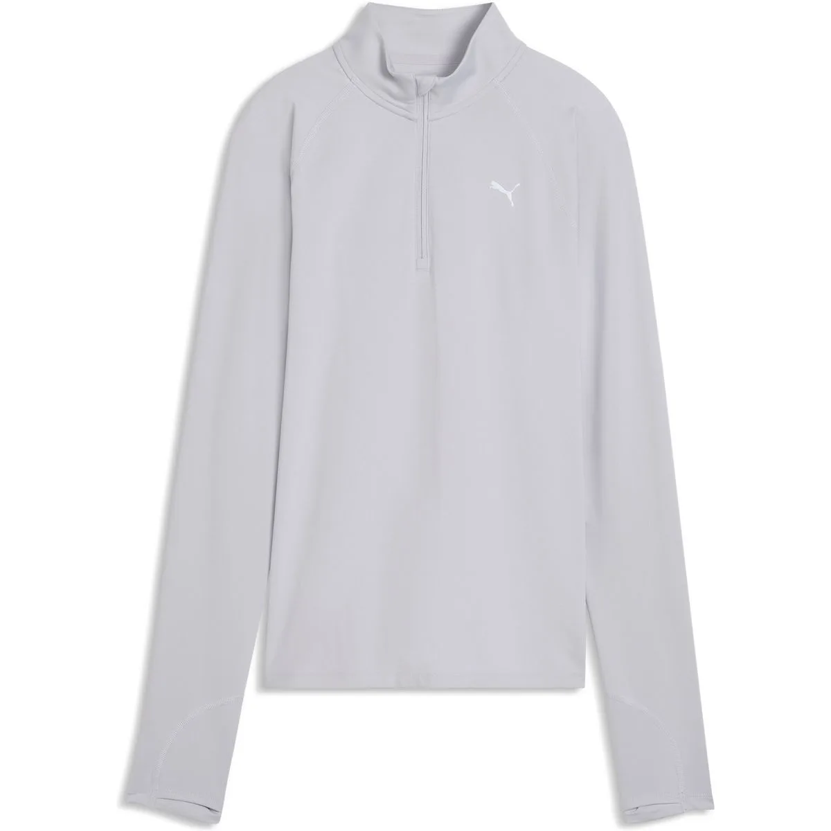 RUN Velocity Cloudspun 1/4 ZIP Damen Sweatshirt, grau XS