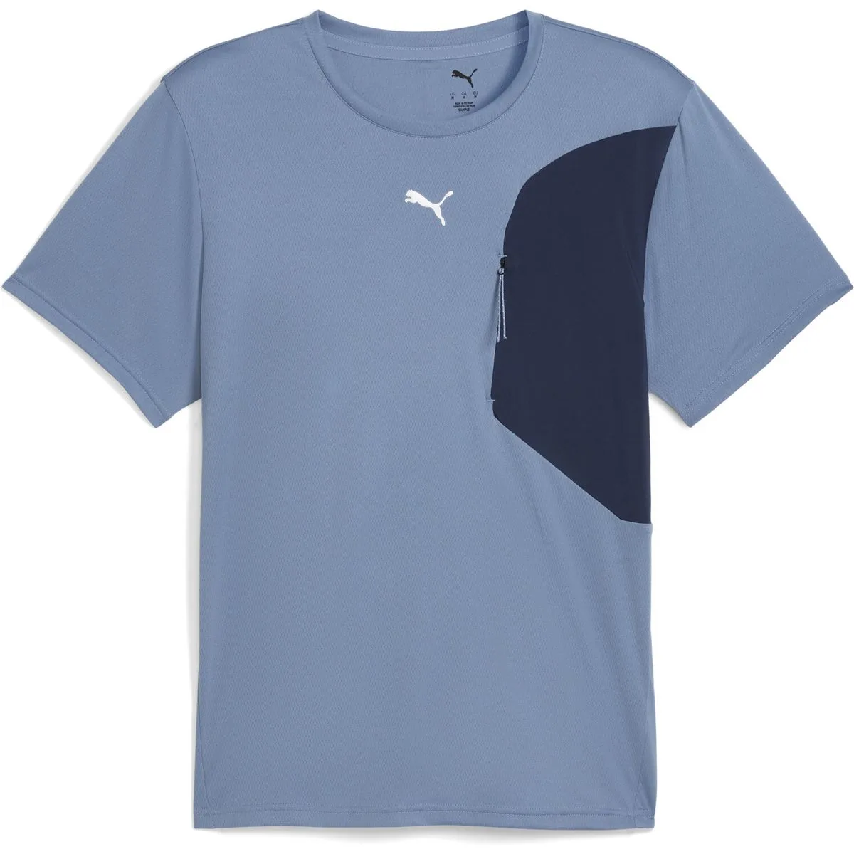 Flex Pocket Herren T-Shirt, blau M
