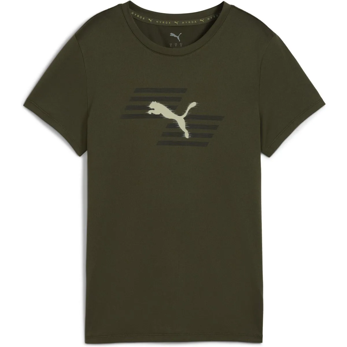 X Hyrox Poly Graphic Damen T-Shirt, grün S