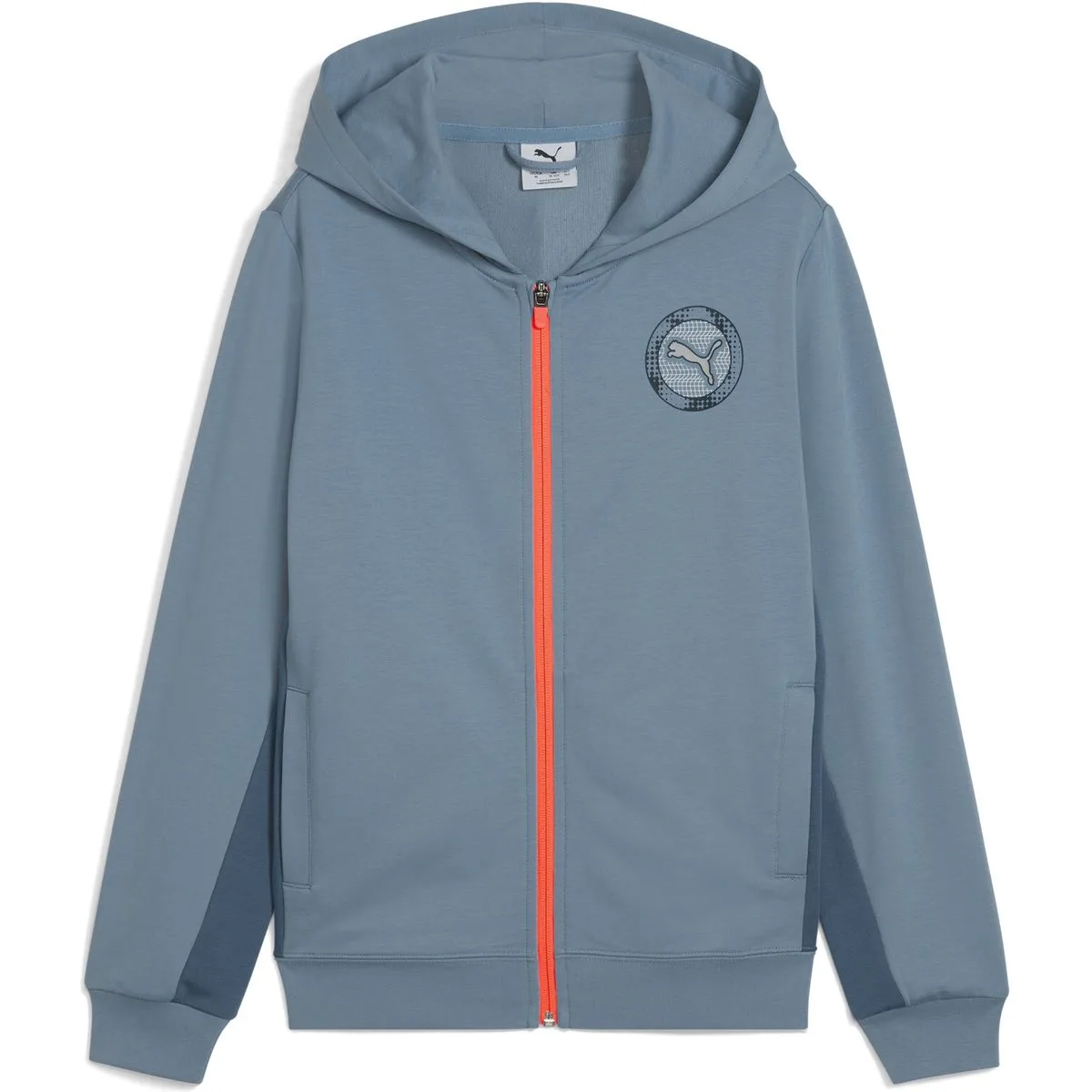 Active Sports Graphic Full-Zip TR Jungen Kapuzensweater, blau 128