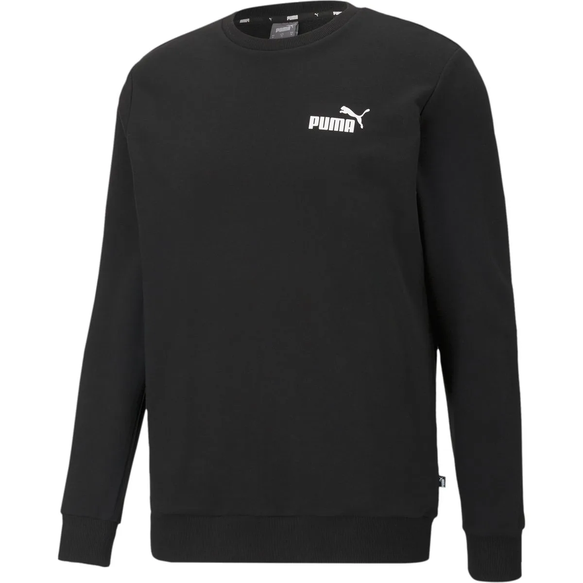 ESS Small Logo Crew Herren Sweatshirt, schwarz M