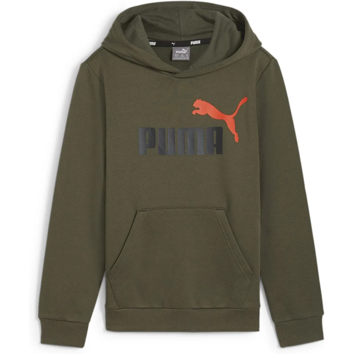 Ess+ 2 Col Big Logo FL Jungen Sweatshirt, grün 140