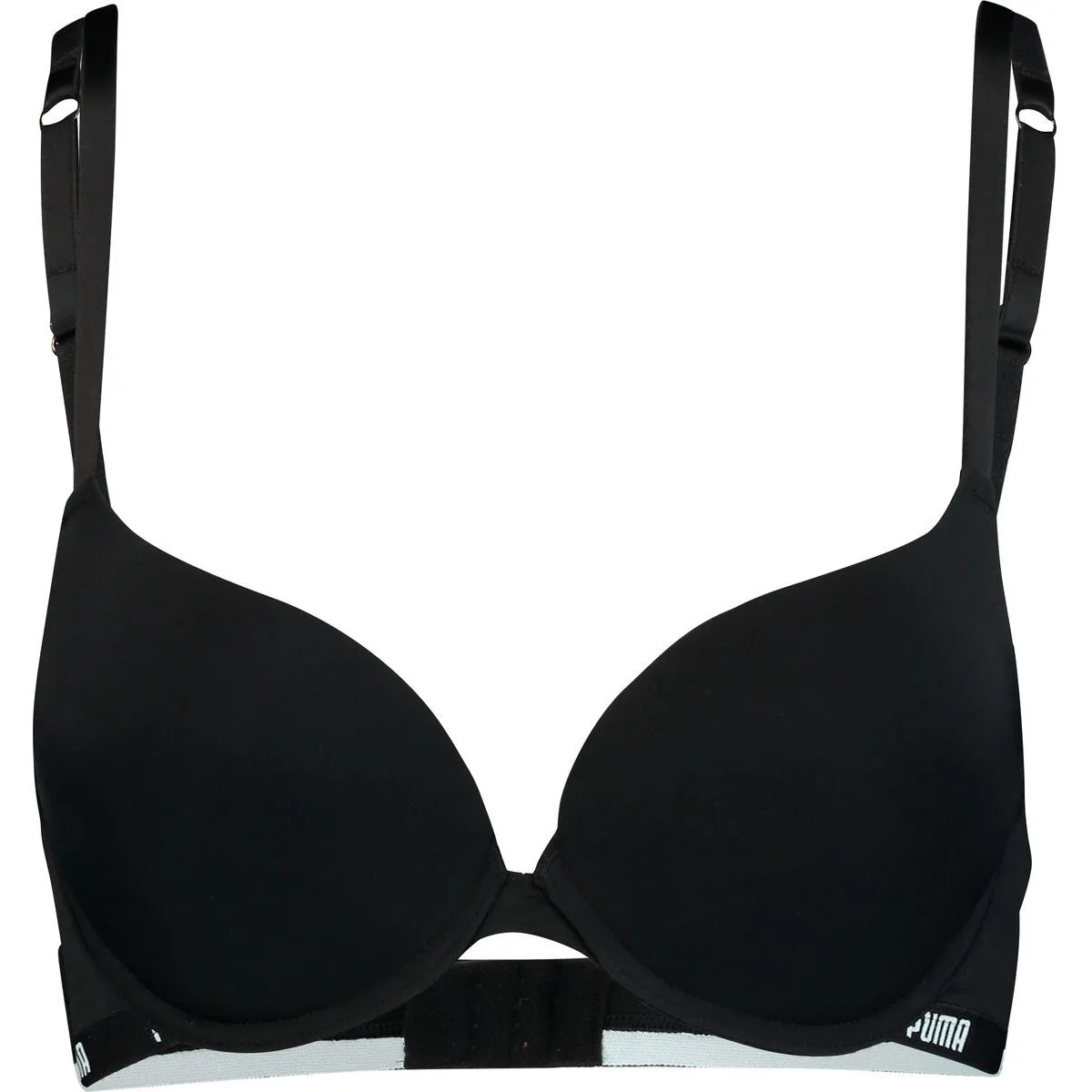 Pushup Bra Damen Sport-BH, schwarz 80B