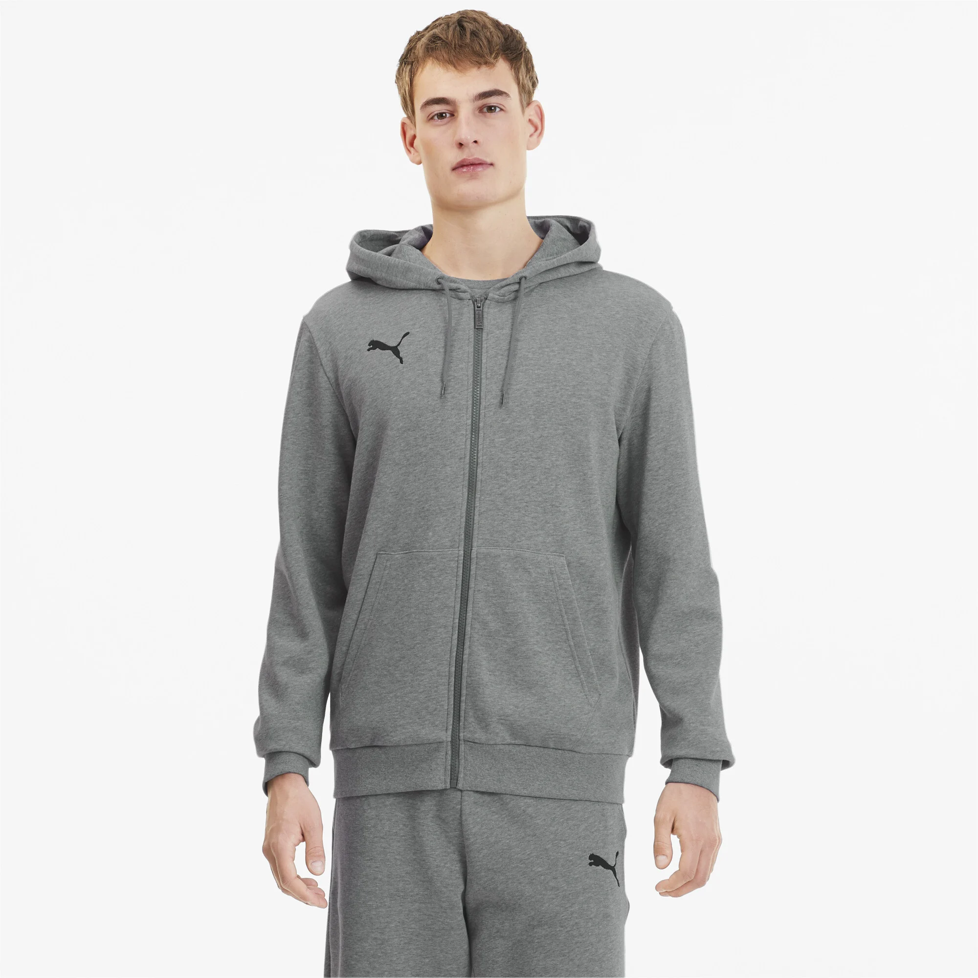TeamGOAL 23 Casuals Hooded Herren Kapuzensweater, grau M