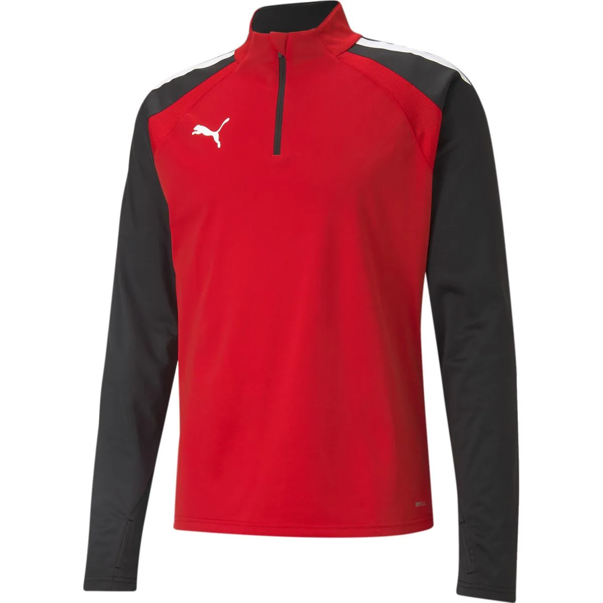 TeamLIGA 1/4 Zip Top Herren Sweatshirt, rot XXL