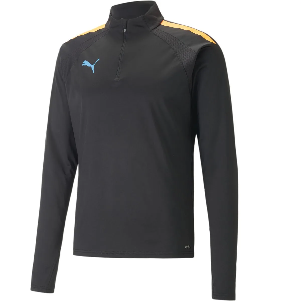 TeamLIGA 1/4 Zip Top Herren Sweatshirt, schwarz L