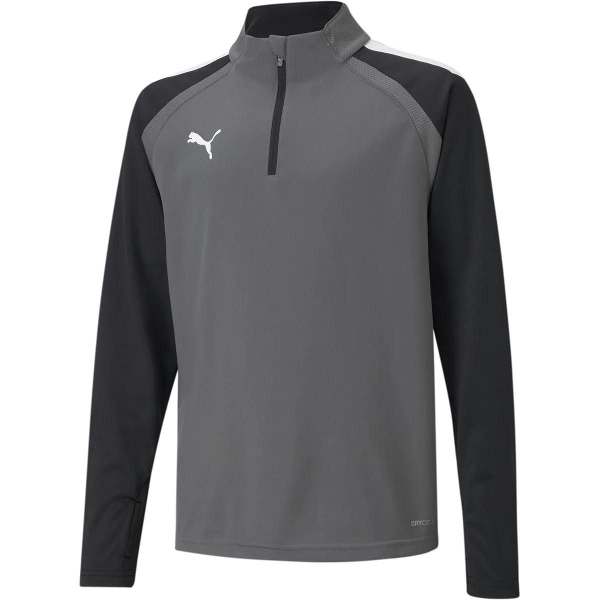 TeamLIGA 1/4 Zip Top Kinder Sweatshirt, grau 176