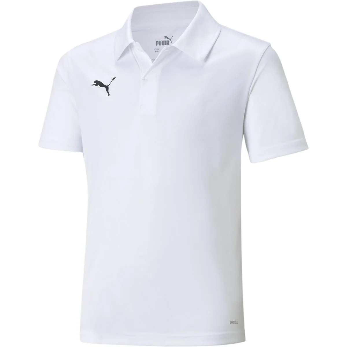 TeamLIGA Sideline Polo Kinder Poloshirt, weiß 176