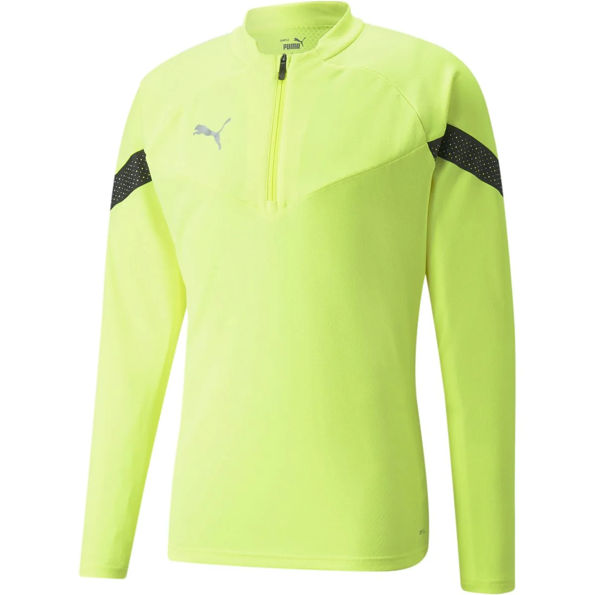 Puma TeamFINAL Training 1/4 Zip Top Herren Longsleeve, gelb 4064535851755