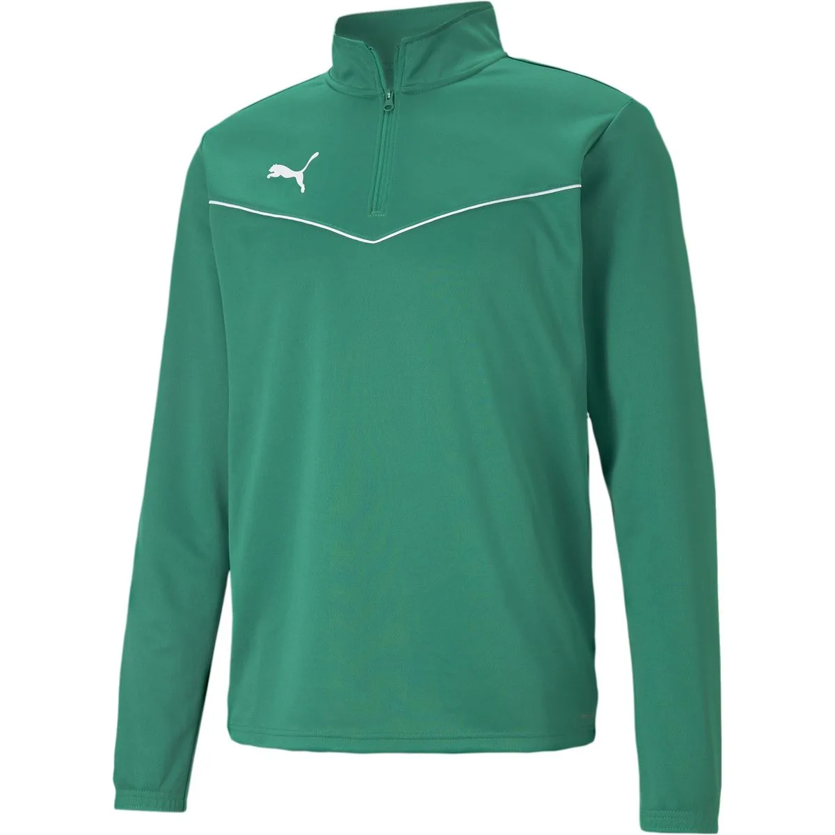 TeamRISE 1/4 Zip Top Herren Longsleeve, grĂĽn S