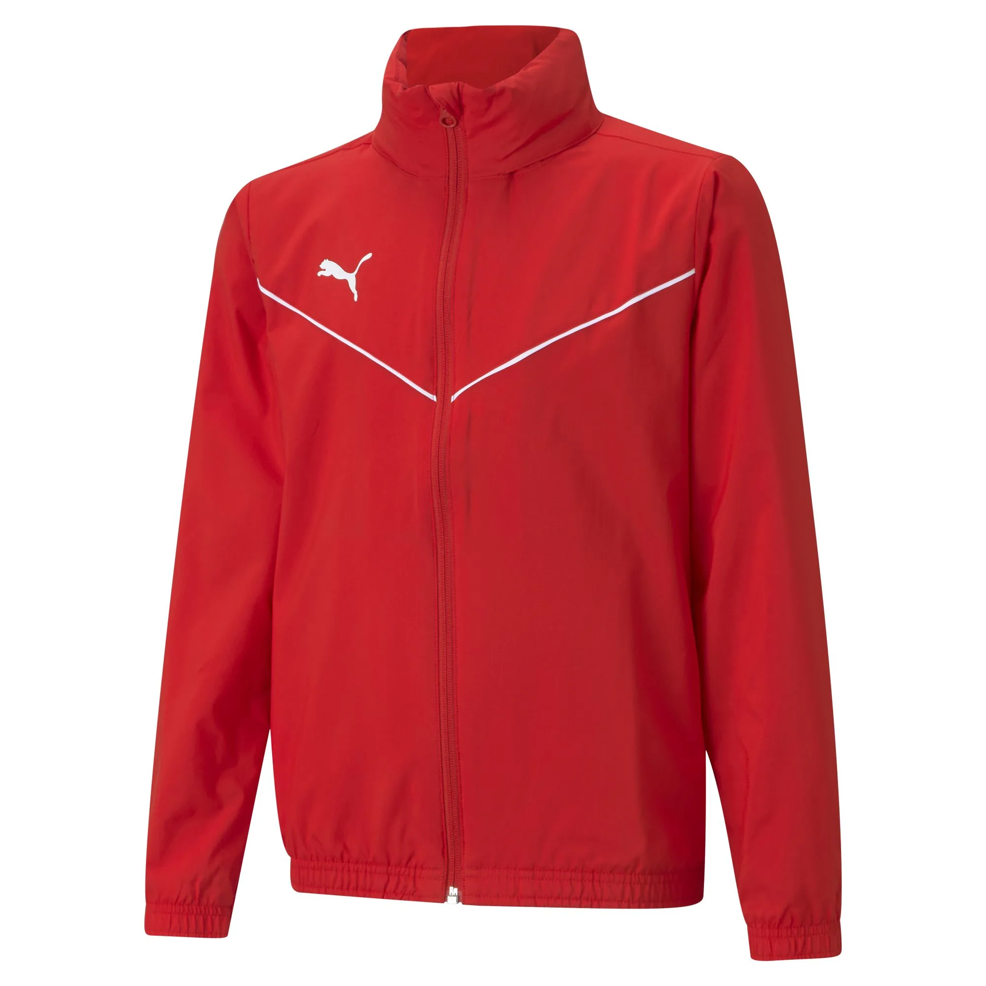 TeamRISE All Weather Jkt Kinder Fußballjacke, rot 152