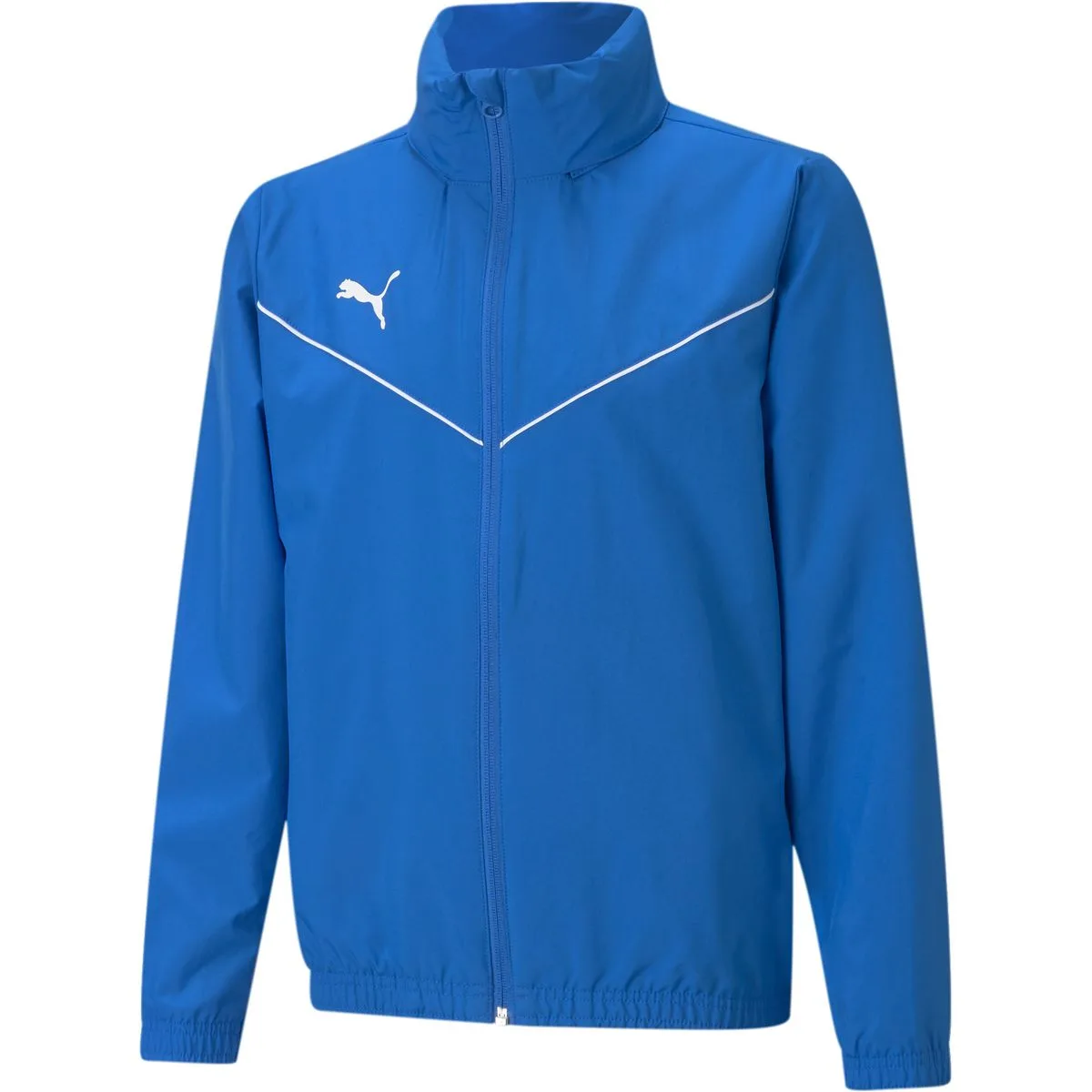 TeamRISE All Weather Jkt Kinder Fußballjacke, blau 140