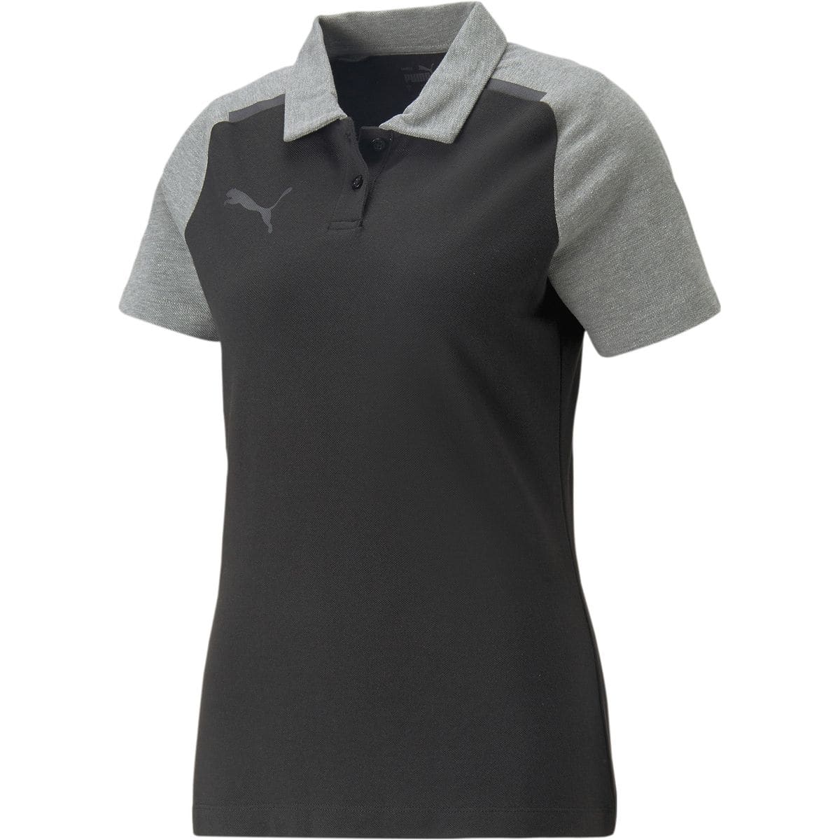 TeamCUP Casuals Damen Poloshirt, schwarz XL