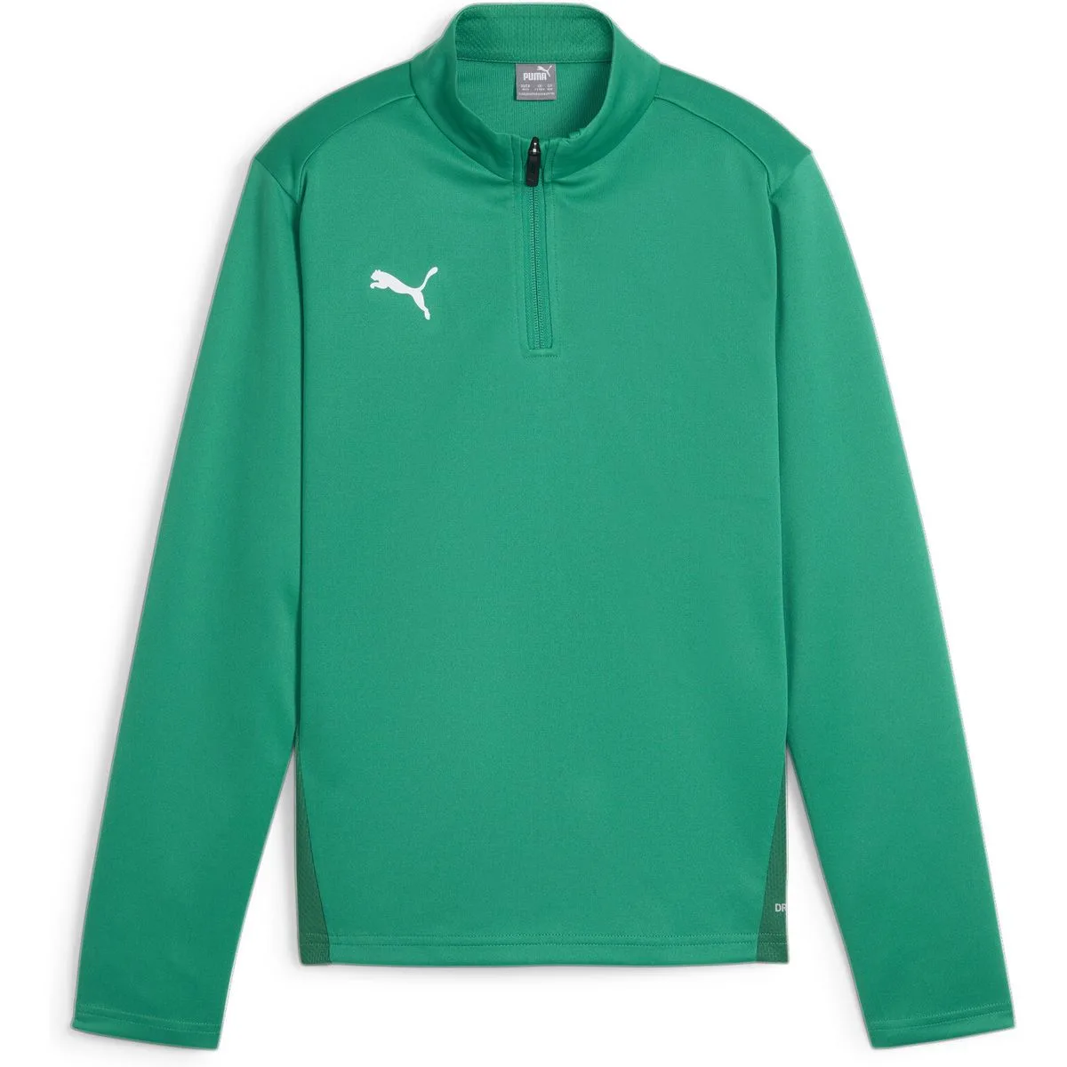 TeamGOAL Training 1/4 Zip Top Junior Kinder Longsleeve, grün 164