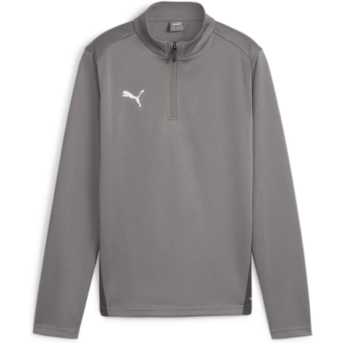 TeamGOAL Training 1/4 Zip Top Junior Kinder Longsleeve, grau 152