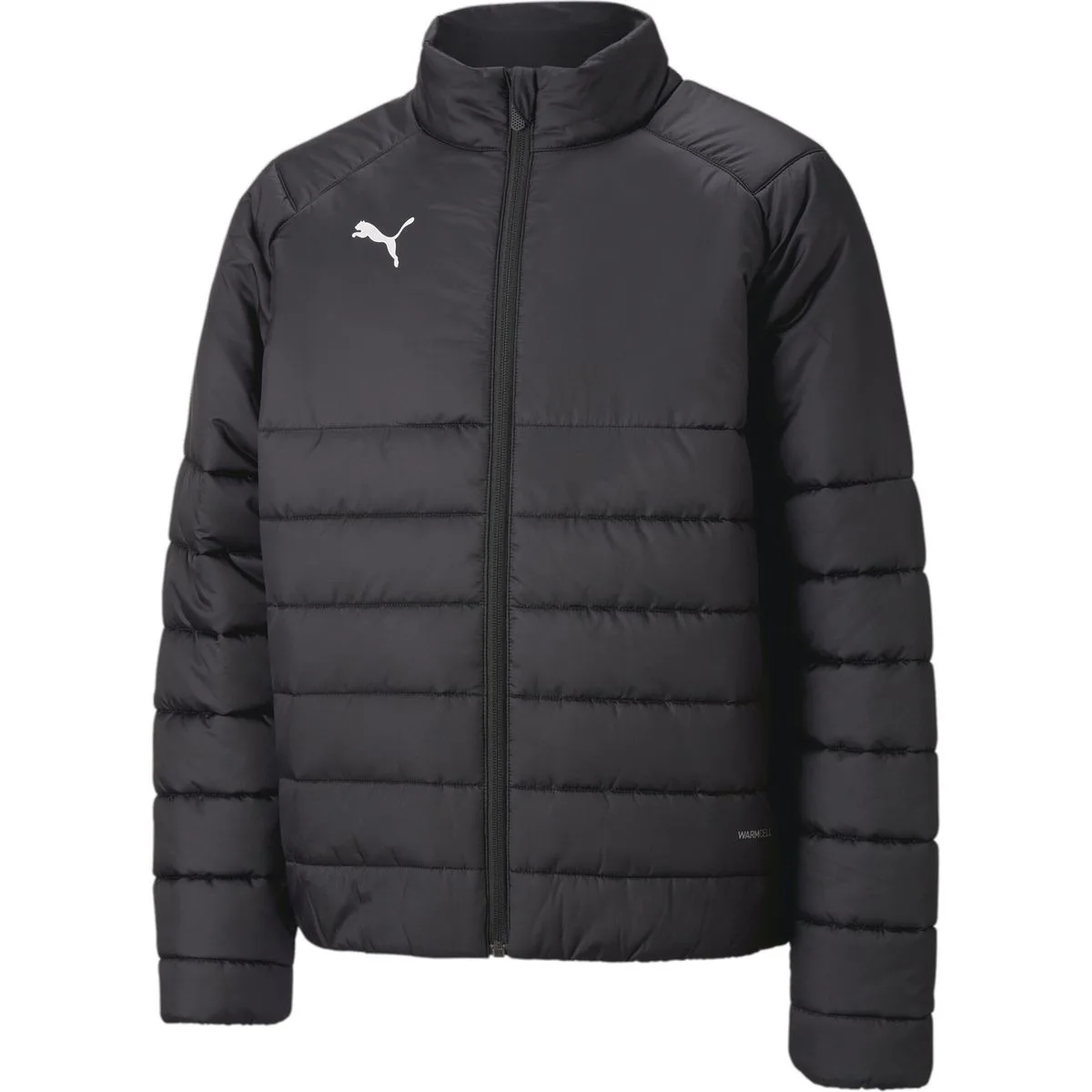 TeamLIGA Padded Zip Herren Fußballjacke, schwarz XXL