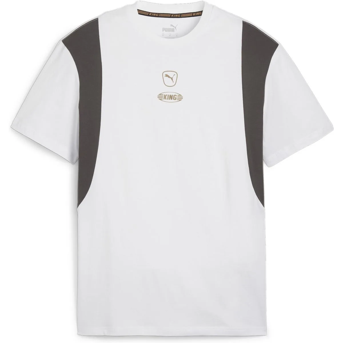 Puma KING Herren T-Shirt, weiß S