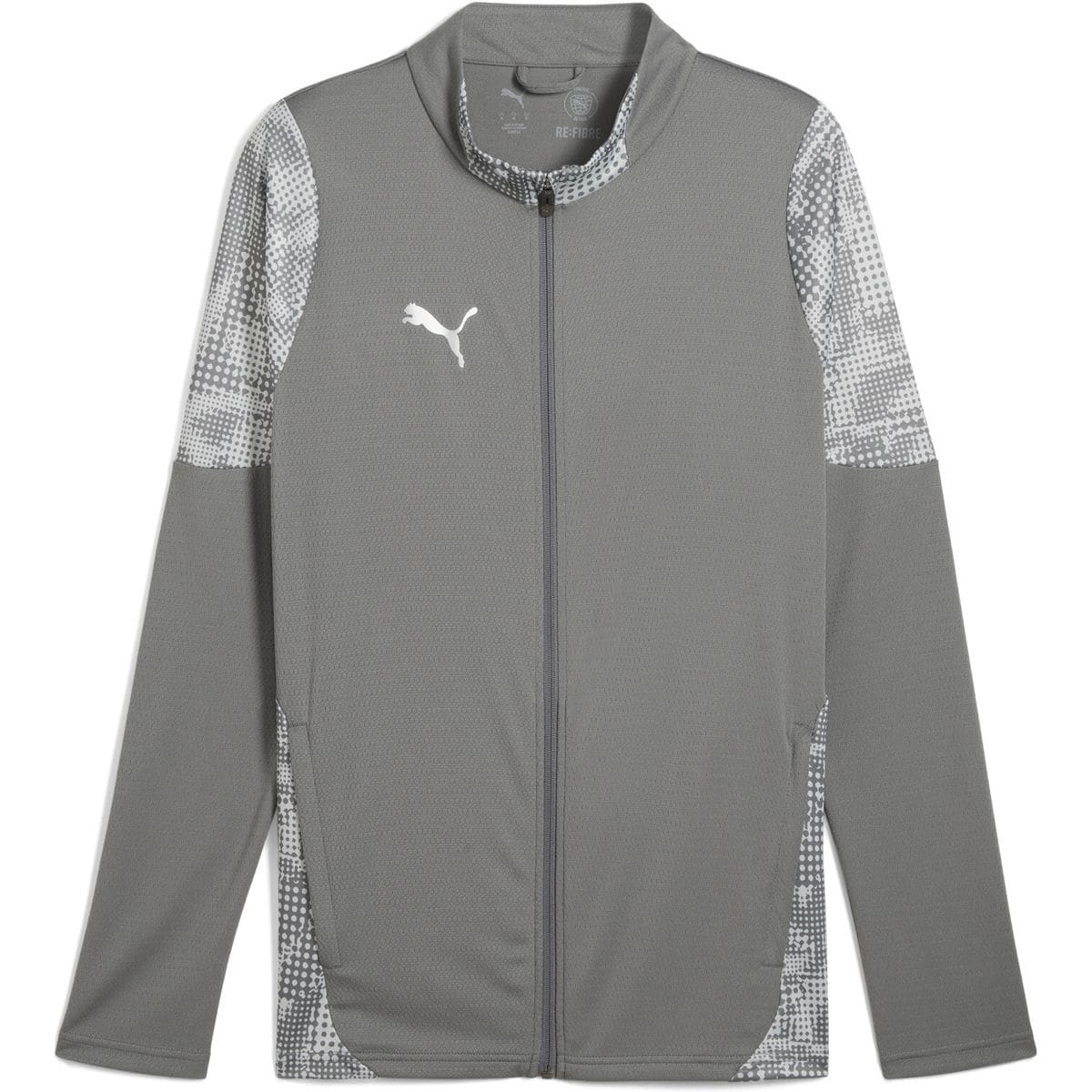 TeamCUP Training Herren Fußballjacke, grau XL