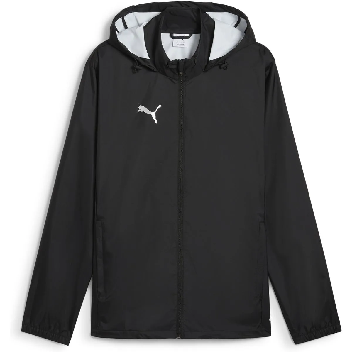 TeamADDITIONS Training All Weather Herren Fußballjacke, schwarz XL