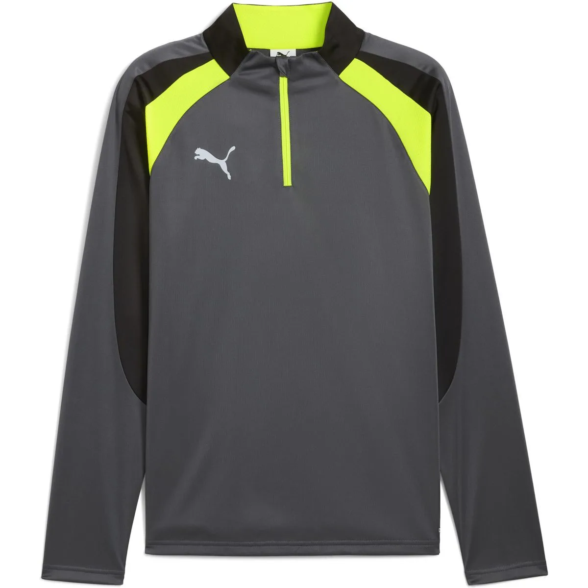 IndividualLIGA 1/4 Zip Herren Sweatshirt, grau M
