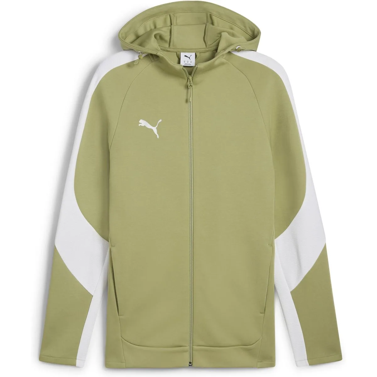 TeamEVOSTRIPE Hooded Herren Kapuzensweater, grün XL