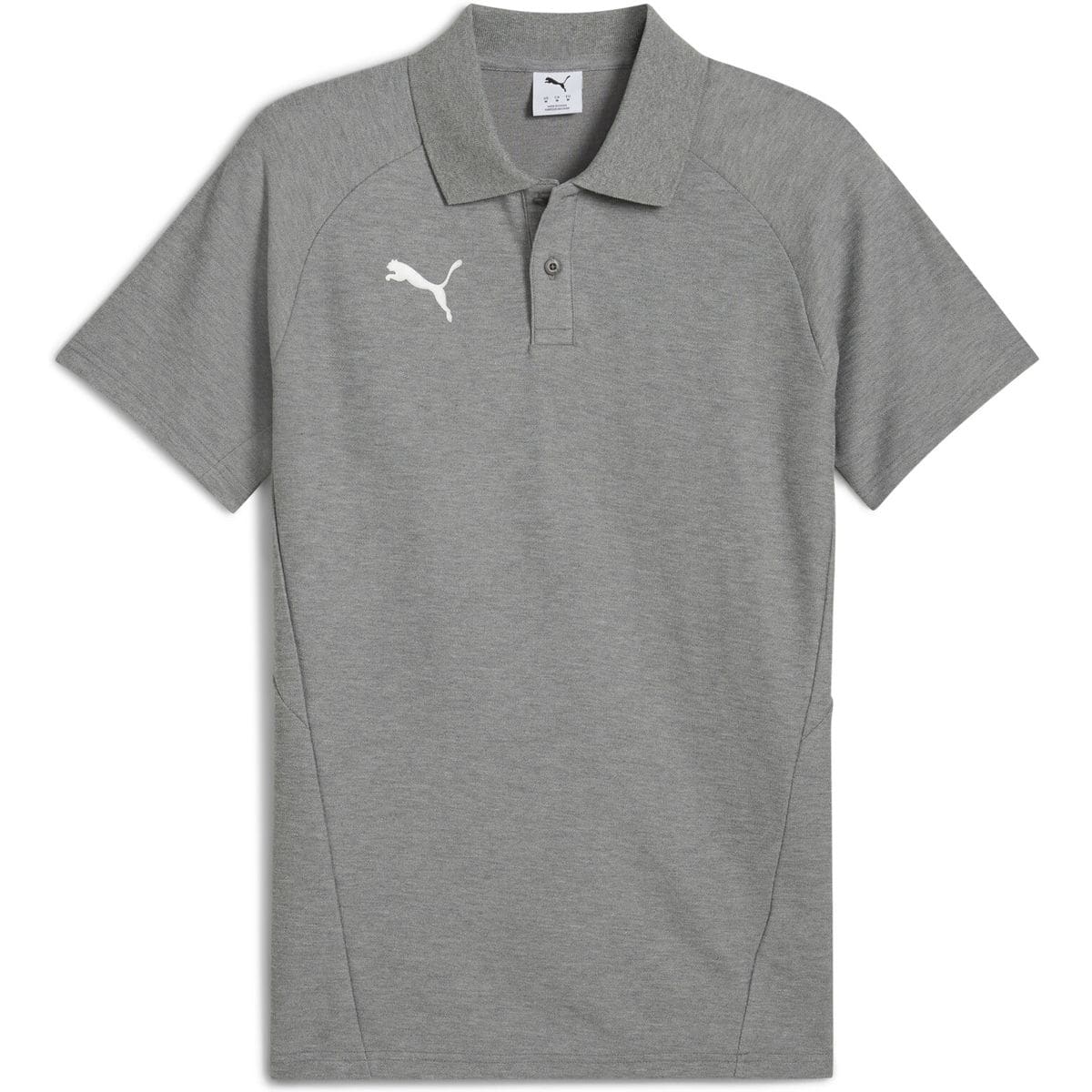 TeamEVOSTRIPE Herren Poloshirt, grau S