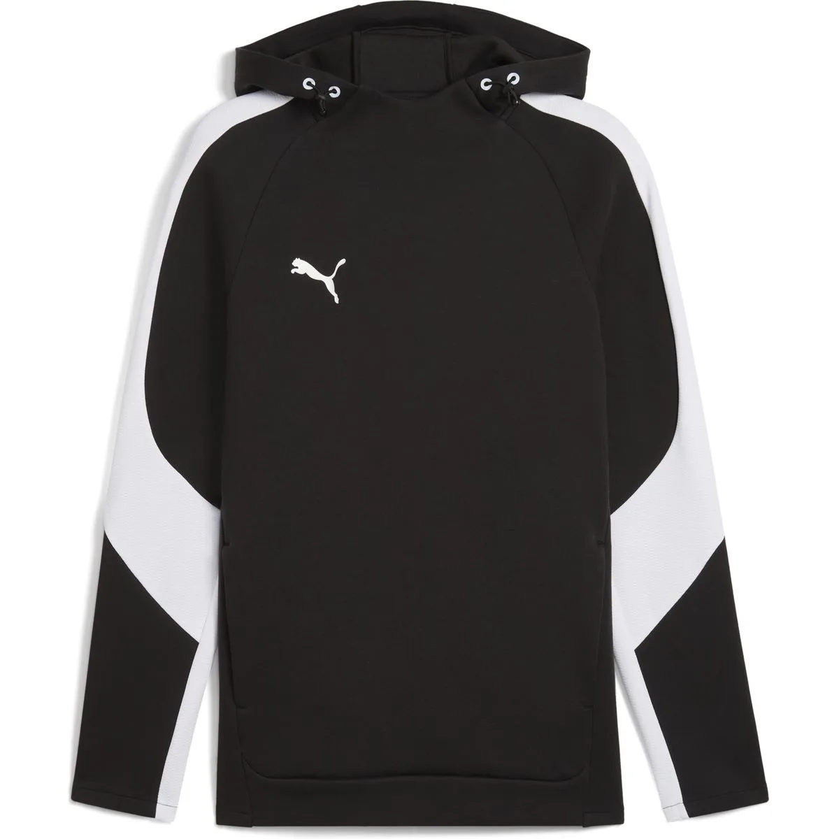 TeamEVOSTRIPE Herren Kapuzensweater, schwarz S