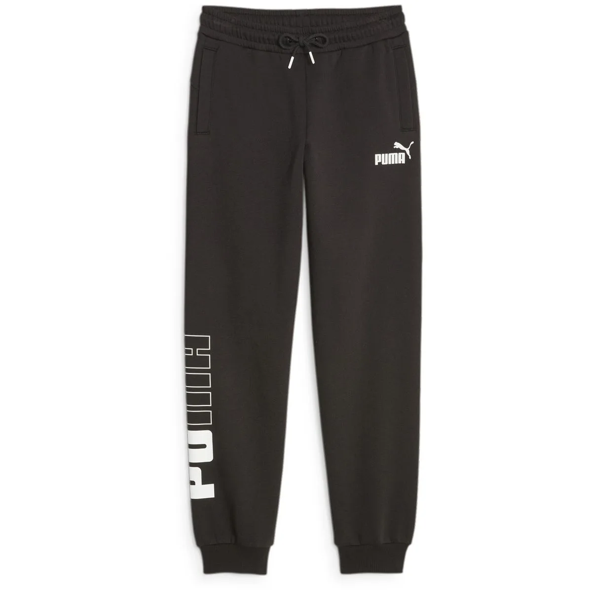 Puma Power Colorblock Fl Jungen Hose, schwarz