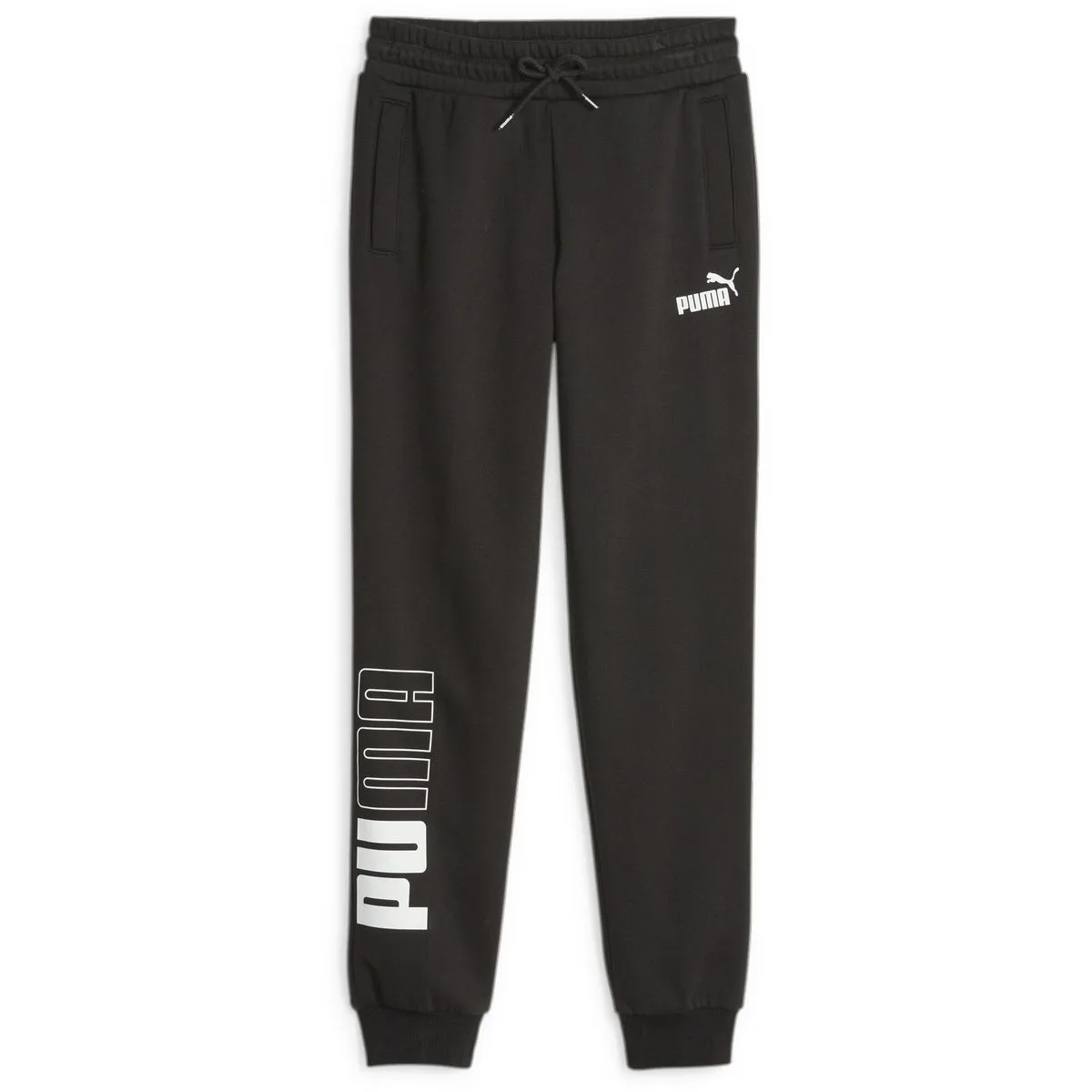 Puma Power Colorblock Fl Mädchen Hose, schwarz