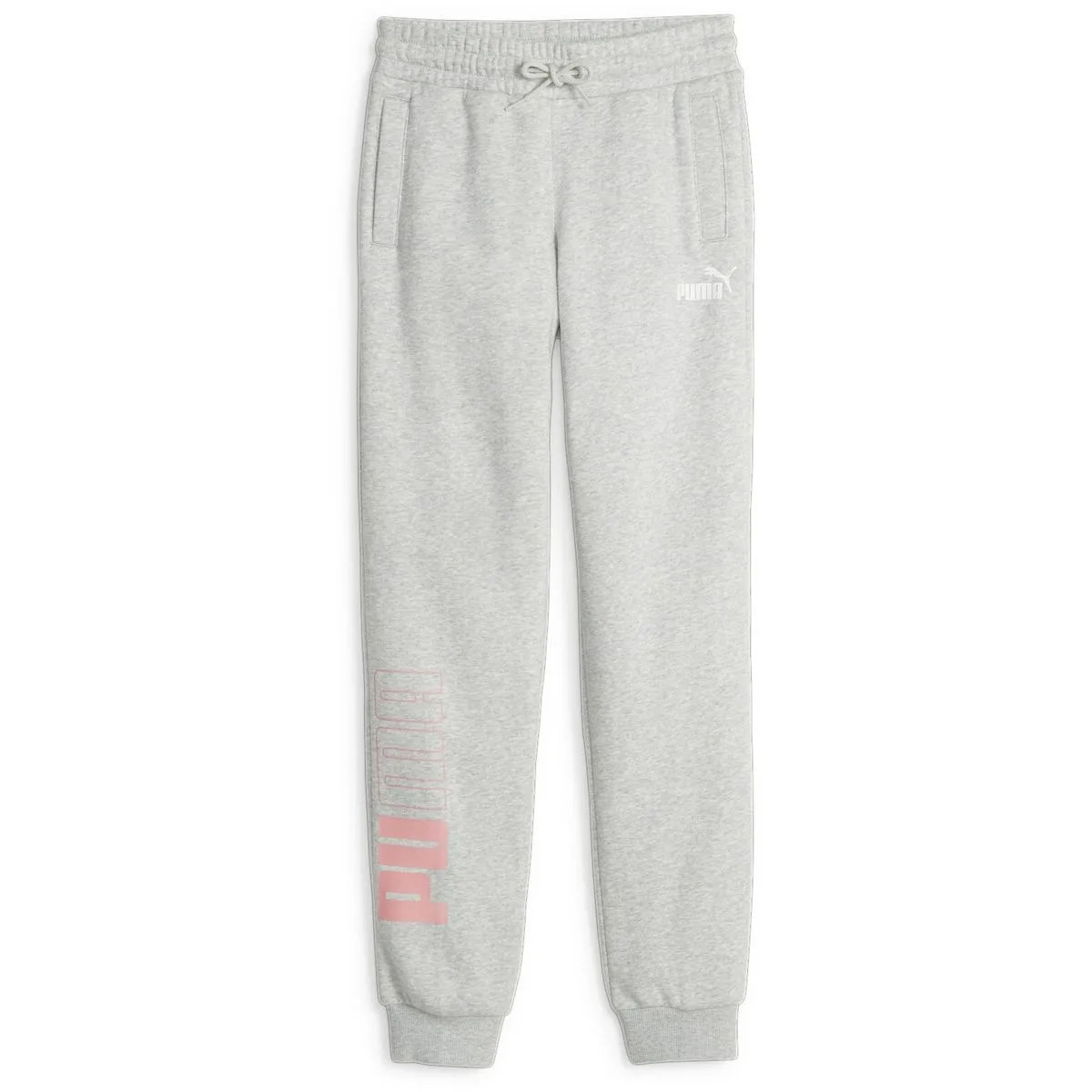 Puma Power Colorblock Fl Mädchen Hose, grau