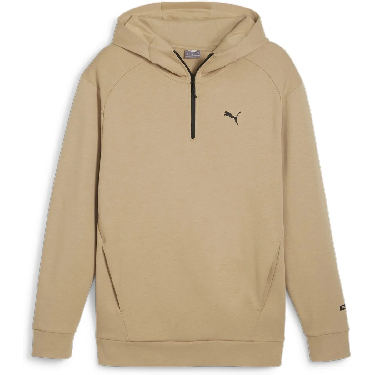 Rad/Cal Half-Zip DK Herren Kapuzensweater, braun XL