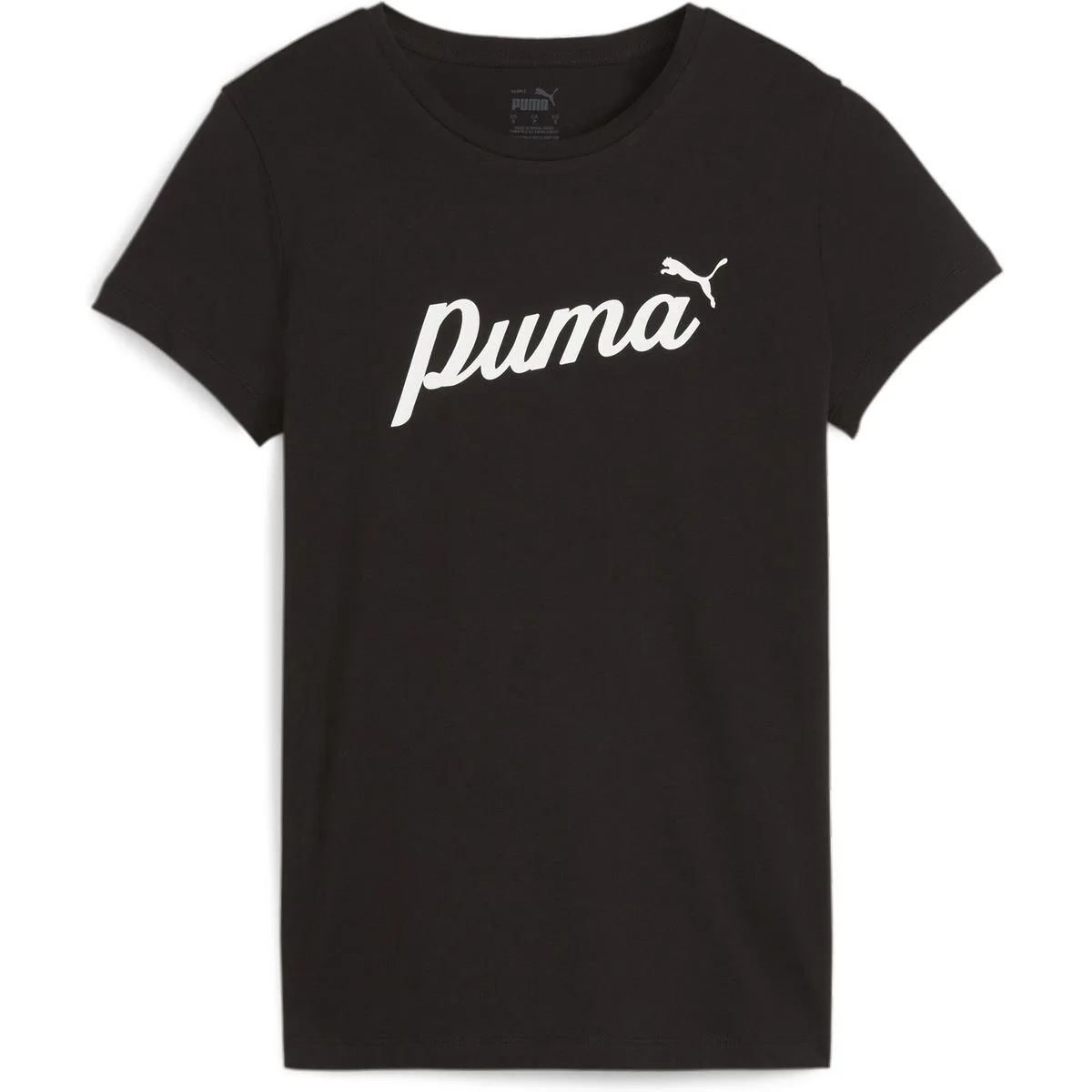 Ess+ Script Damen T-Shirt, schwarz S