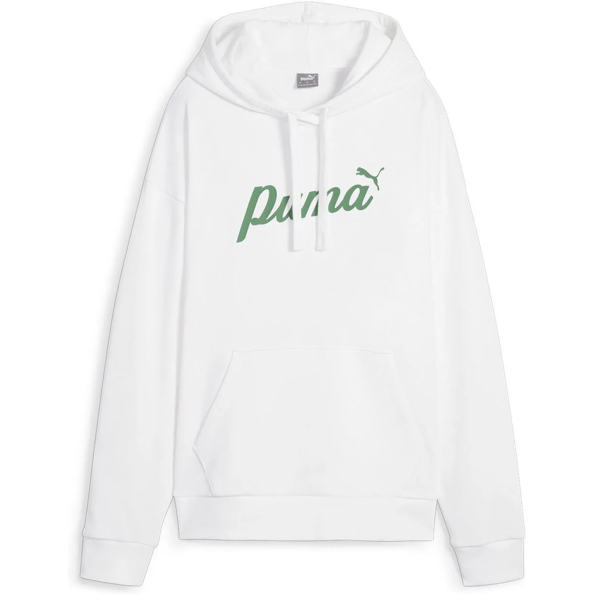 Ess+ Script TR Damen Kapuzensweater, weiß XS