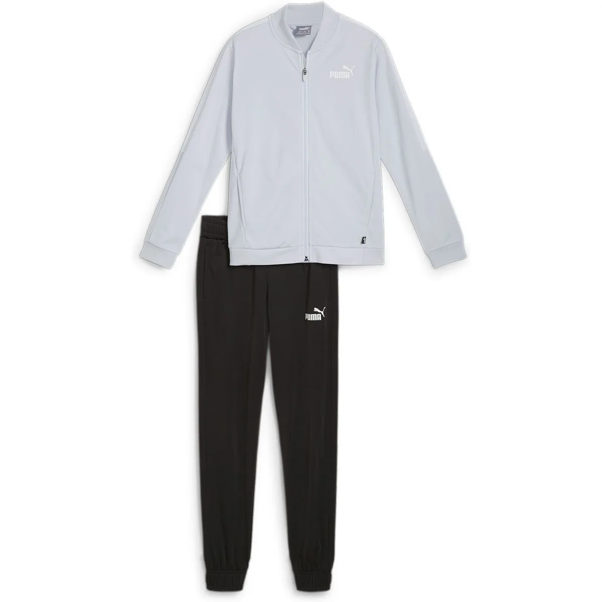 Baseball Mädchen Jogginganzug, grau 140